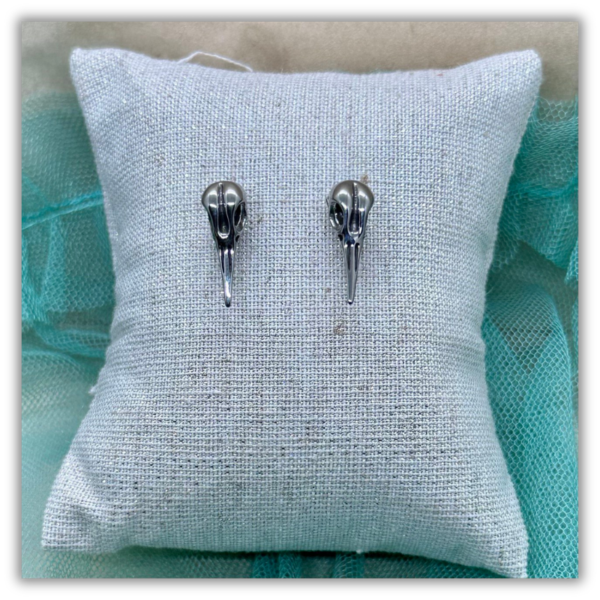 Pendientes Calavera de Cuervo