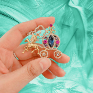 Broche para Ropa Carroza Princesa