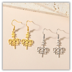 Pendientes Acero Runa Wardruna
