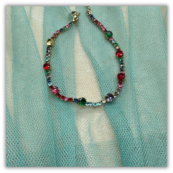 Pulsera Acero Inoxidable Circonitas Multicolor - Imagen 2