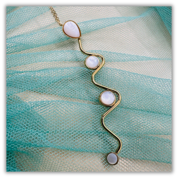 Collar Serpiente Acero Inoxidable Nacar