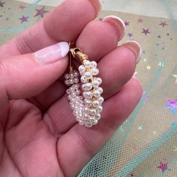 Pendientes de Aro Perlitas - Imagen 2