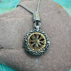Collar Acero Vegvisir Vikingo