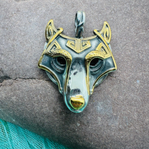 Colgante Acero Inoxidable Lobo Fenrir